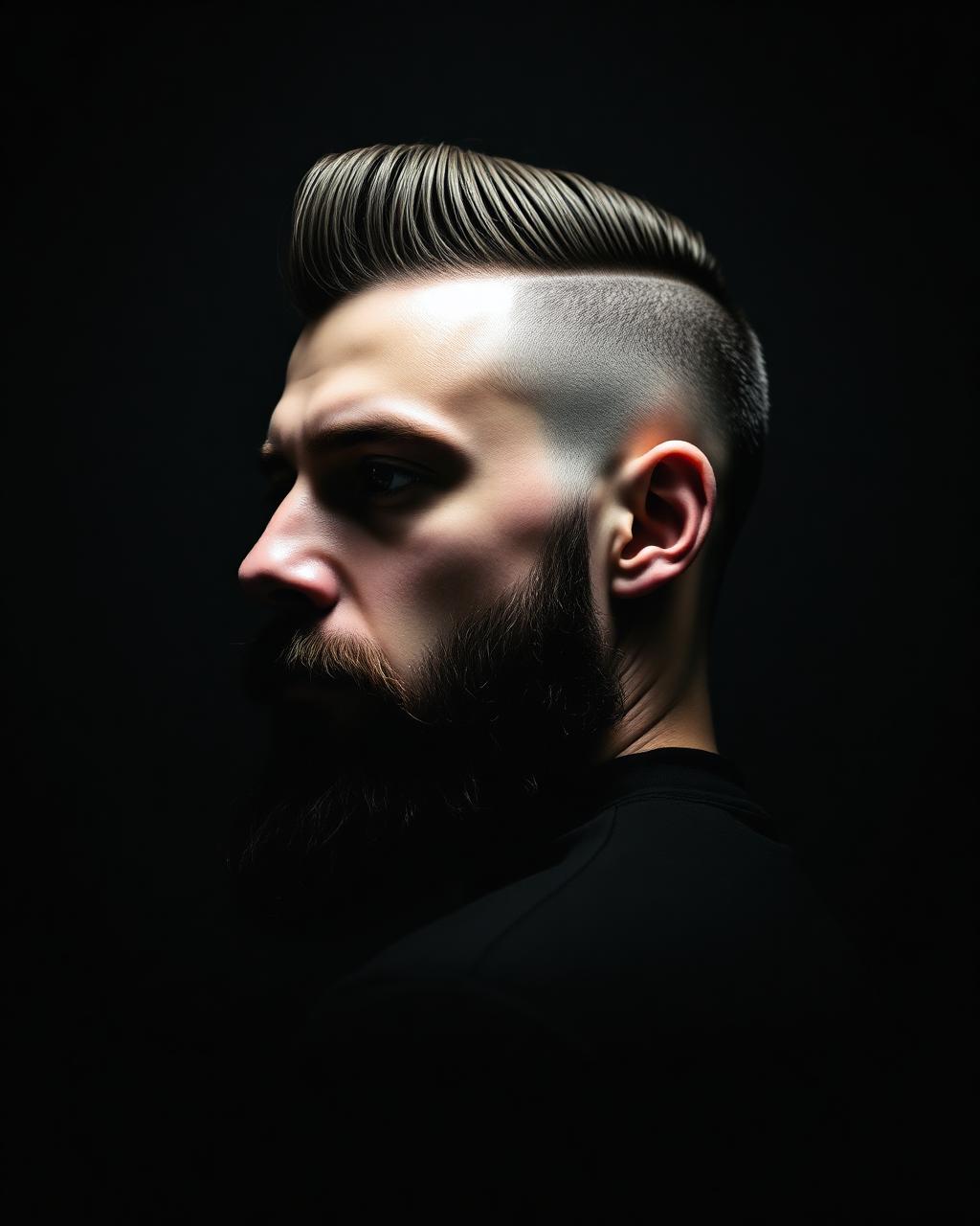 Pompadour med fade